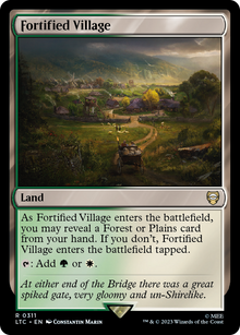 Fortified Village⁣ - Commander: The Lord of the Rings: Tales of Middle-earth⁣ (Rare)⁣ [311]