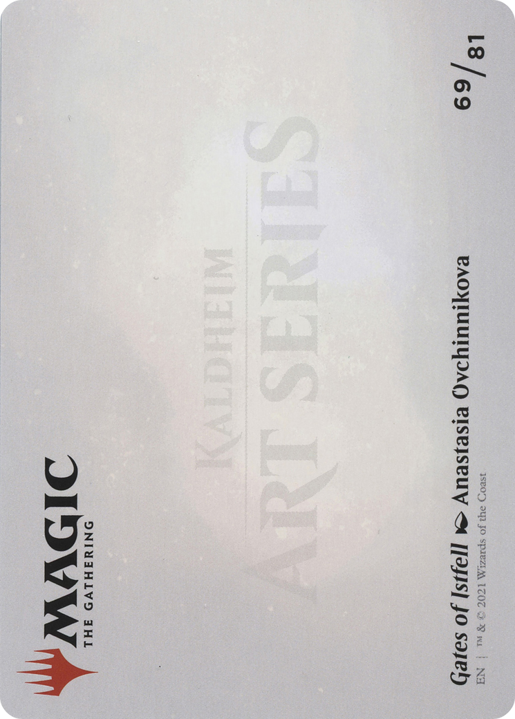 Gates of Istfell // Gates of Istfell (AKHM-069) - Kaldheim Art Series (Borderless) Foil