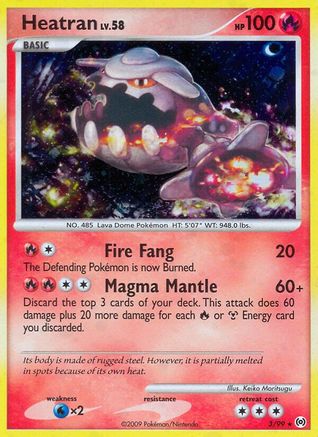 Heatran 003  - Reverse Holofoil Arceus - Holo Rare