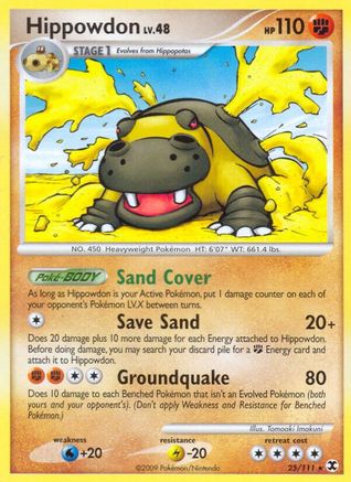 Hippowdon 025  Rising Rivals - Rare