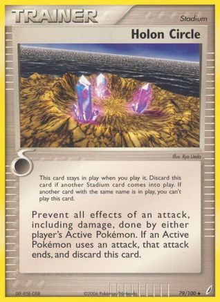 Holon Circle 079/100  - Reverse Holofoil Crystal Guardians - Uncommon