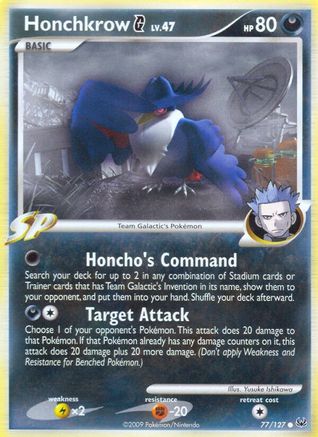 Honchkrow G 077/127  Platinum - Common
