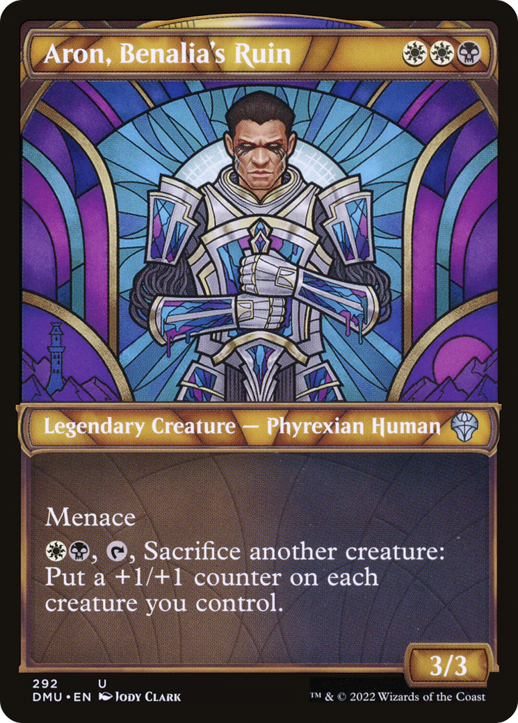 Aron, Benalia's Ruin (V.1)⁣ - Dominaria United: Extras⁣ (Uncommon)⁣ [292]