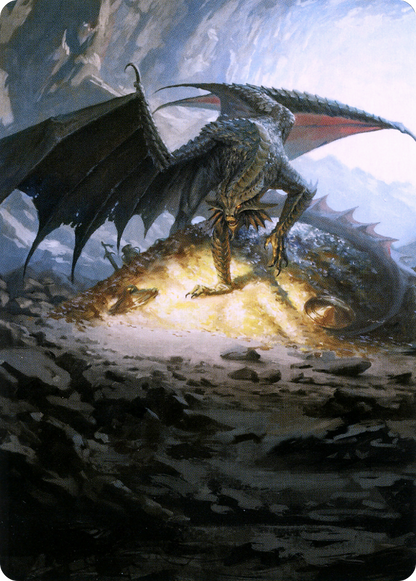 Ancient Copper Dragon // Ancient Copper Dragon (ACLB-004) - Battle for Baldur's Gate Art Series (Borderless)