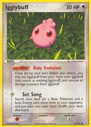 Igglybuff 037  - Reverse Holofoil Hidden Legends - Uncommon