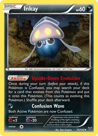 Inkay (74) 074/146  XY Base Set - Uncommon