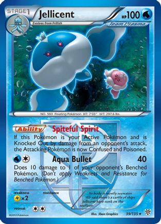 Jellicent (Team Plasma) 039  Plasma Storm - Rare