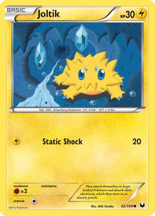 Joltik (42) 042  Dark Explorers - Common