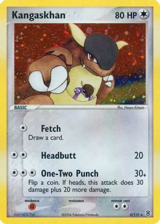 Kangaskhan 006  - Reverse Holofoil FireRed & LeafGreen - Holo Rare