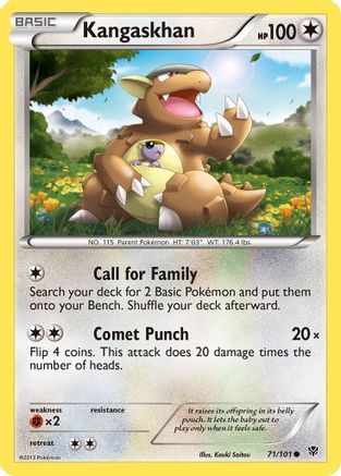 Kangaskhan 071/101  Plasma Blast - Common