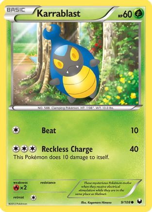 Karrablast 009  - Reverse Holofoil Dark Explorers - Common