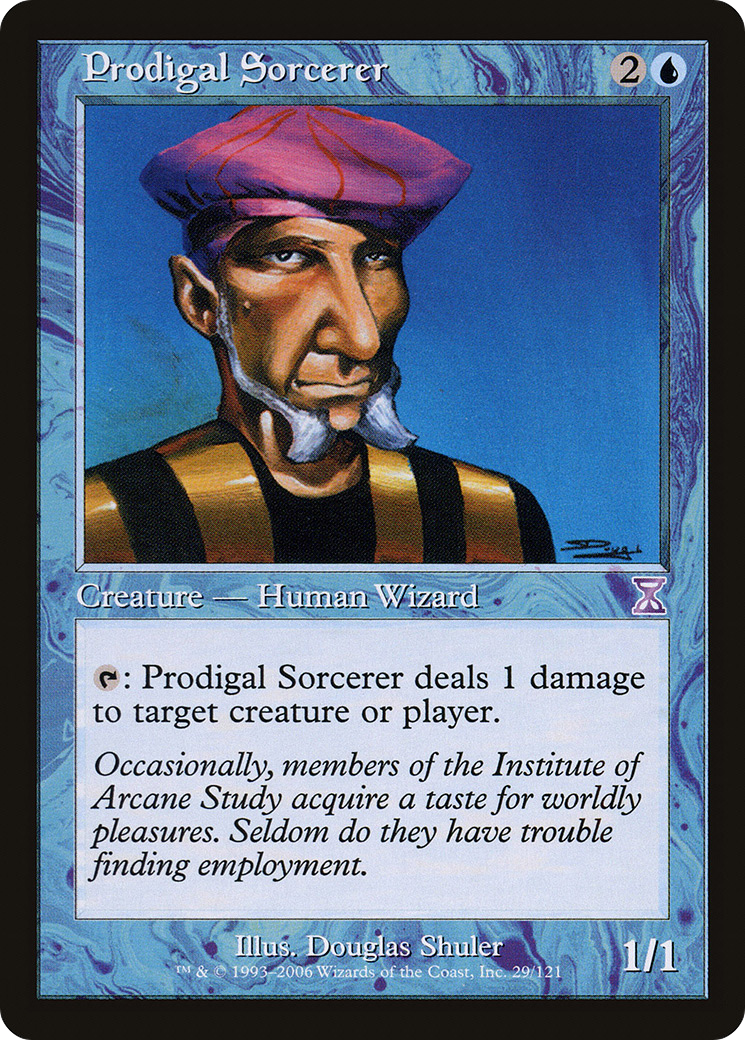 Prodigal Sorcerer (TSB-029) - Time Spiral Timeshifted Foil