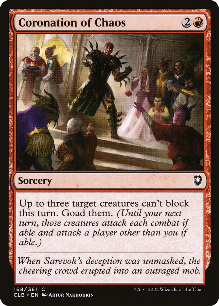 Coronation of Chaos (CLB-168) - Commander Legends: Battle for Baldur's Gate