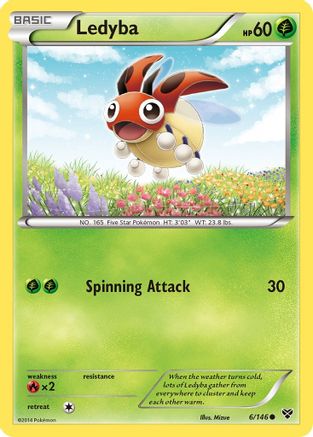 Ledyba 006  XY Base Set - Common