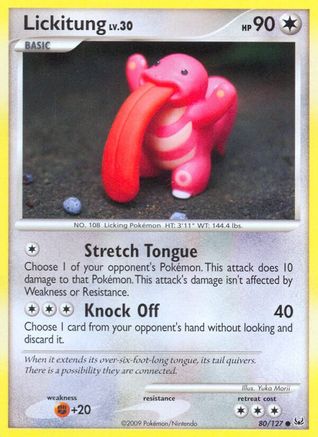 Lickitung 080/127  Platinum - Common