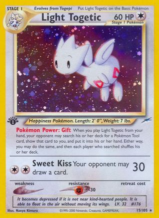 Light Togetic 015  - 1st Edition Holofoil Neo Destiny - Holo Rare