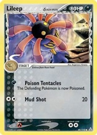 Lileep (Delta Species) 068/110  - Reverse Holofoil Holon Phantoms - Common