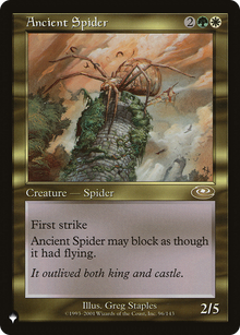 Ancient Spider (LIST-96/143) - The List