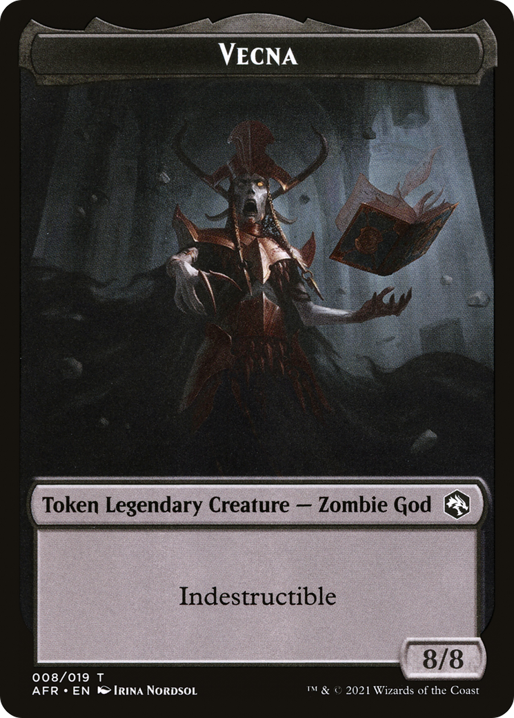 Vecna (TAFR-008) - Adventures in the Forgotten Realms Tokens Foil