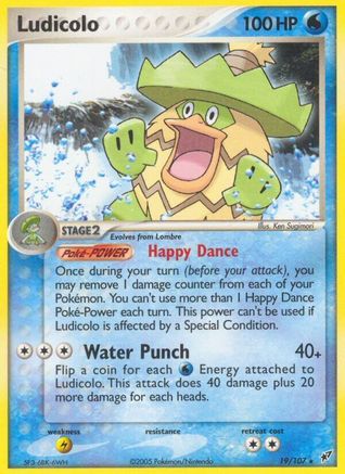 Ludicolo 019/107  Deoxys - Rare