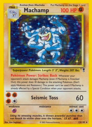 Machamp 015  - Reverse Holofoil Legendary Collection - Holo Rare