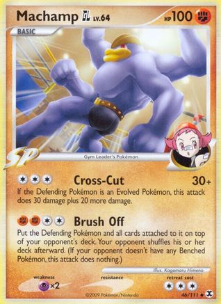 Machamp GL 046  - Reverse Holofoil Rising Rivals - Uncommon