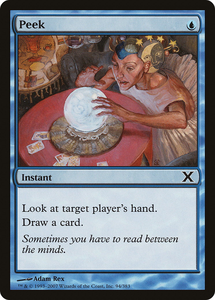Peek (10E-094) - Tenth Edition Foil