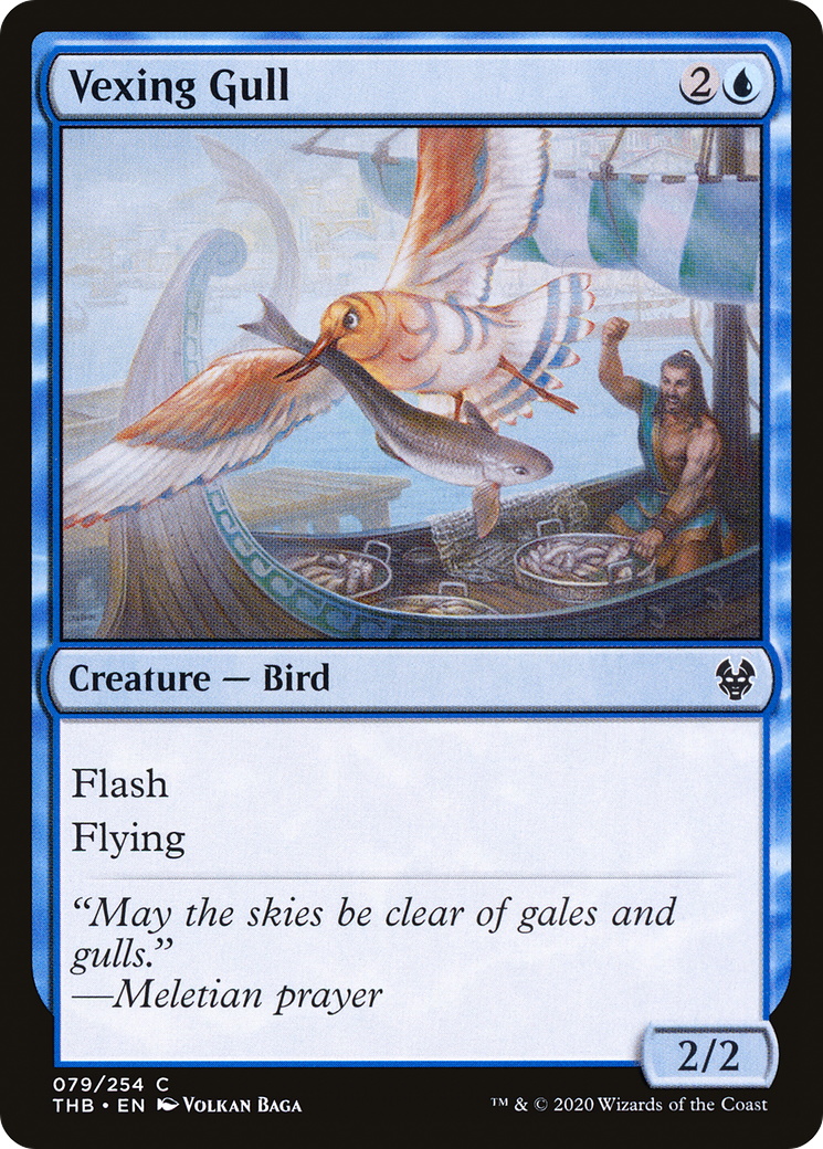 Vexing Gull⁣ - Theros Beyond Death⁣ (Common)⁣ [79]