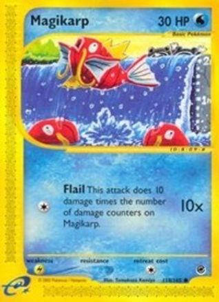 Magikarp 118/165  - Reverse Holofoil Expedition - Common
