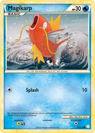 Magikarp 072  HeartGold SoulSilver - Common