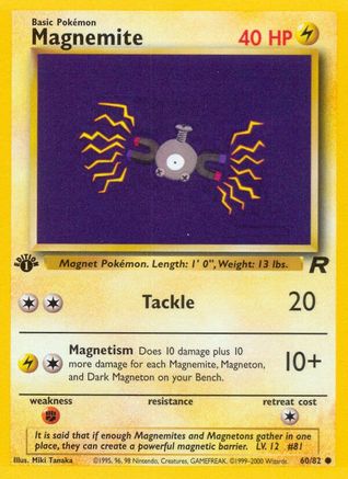 Magnemite 060/82  - Unlimited Team Rocket - Common