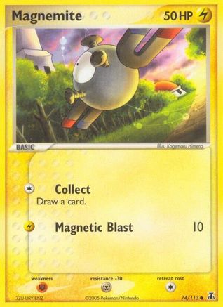 Magnemite 074/113  - Reverse Holofoil Delta Species - Common