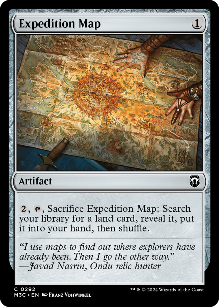 Expedition Map (M3C-292) - Modern Horizons 3 Commander Foil