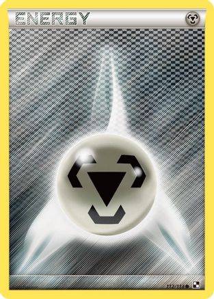 Metal Energy (Basic) 112  Black and White - Common
