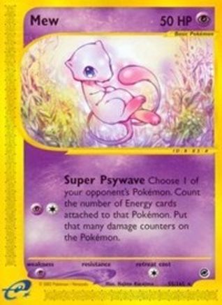 Mew (55) 055  Expedition - Rare