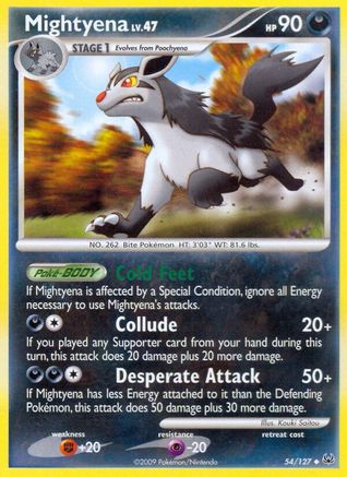Mightyena 054  Platinum - Uncommon