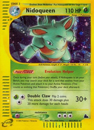 Nidoqueen (H21) H21  - Holofoil Skyridge - Holo Rare