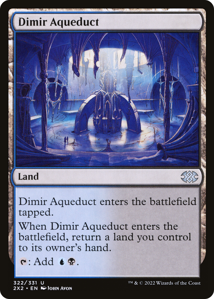 Dimir Aqueduct⁣ - Double Masters 2022⁣ (Uncommon)⁣ [322]