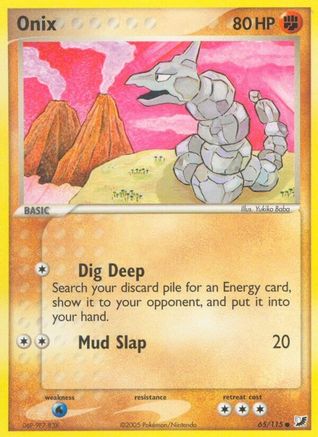 Onix 065/115  - Reverse Holofoil Unseen Forces - Common