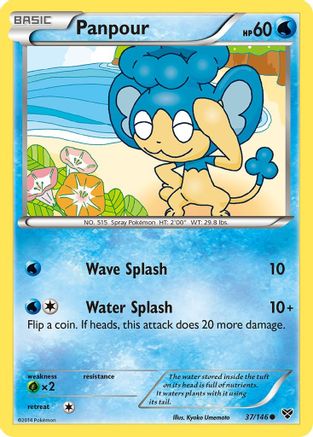 Panpour 037  - Reverse Holofoil XY Base Set - Common