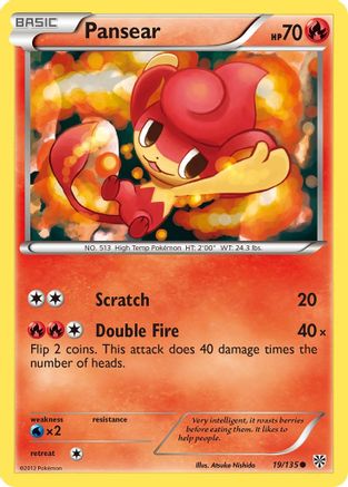 Pansear 019  - Reverse Holofoil Plasma Storm - Common