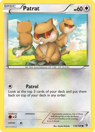 Patrat 118  - Reverse Holofoil Boundaries Crossed - Common