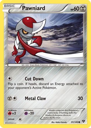 Pawniard 081  XY Base Set - Common