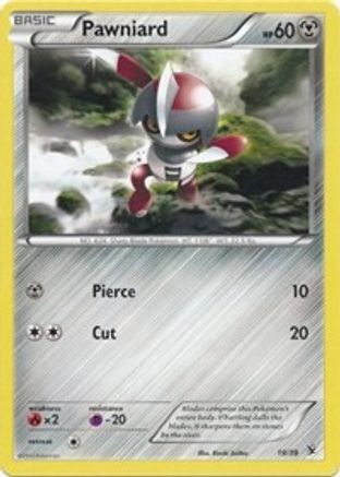 Pawniard 019  Kalos Starter Set - Common