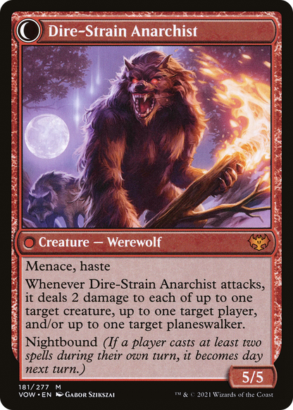 Volatile Arsonist (VOW-181) - Innistrad: Crimson Vow: (Double Faced Transform)