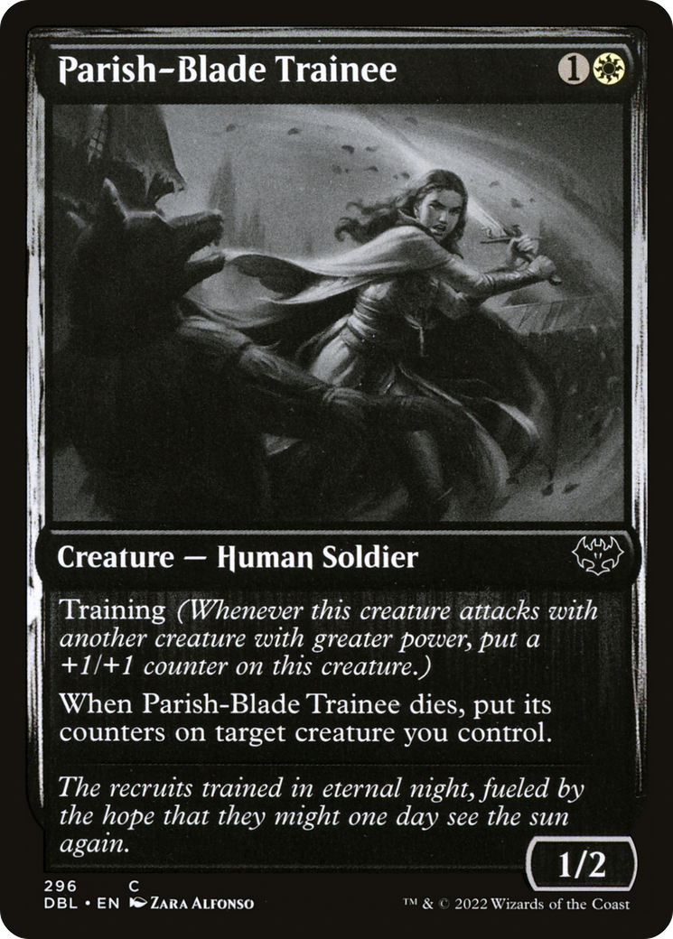 Parish-Blade Trainee (DBL-296) - Innistrad: Double Feature Foil