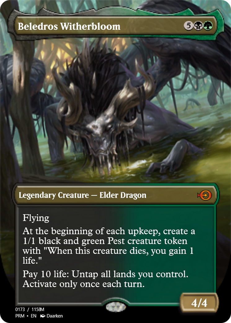 Beledros Witherbloom (PRM-90318) - Magic Online Promos