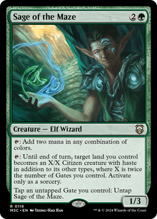 Sage of the Maze⁣ - Commander: Modern Horizons 3⁣ (Rare)⁣ [119]