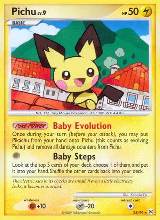 Pichu 025/99  Arceus - Rare