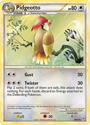 Pidgeotto 048/95  Call of Legends - Uncommon